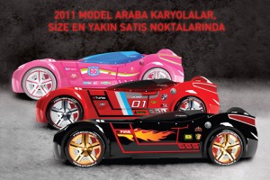 çilek mobilya 2011 araba karyola modelleri